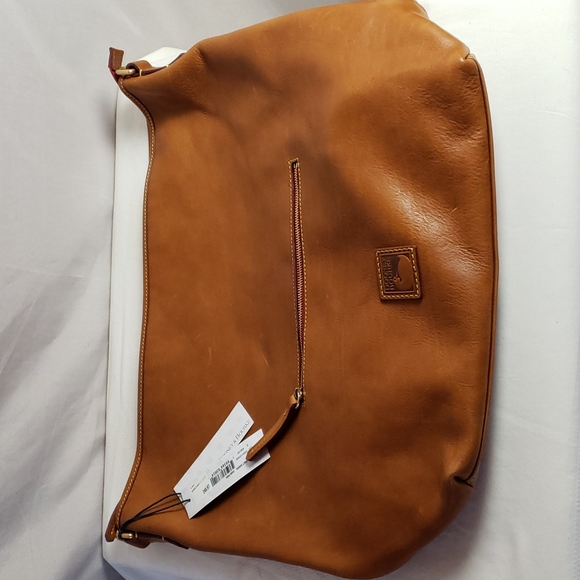 NEW Dooney and Bourke Camden Florentine Large Leather Hobo - Picture 2 of 12